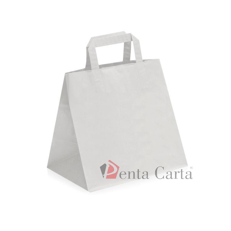 SHOPPER CARTA BAG BOX CM 20+9X13,5 BIANCO AL PZ - Zorzetto web