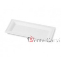 Piatto piano rettangolare POLPA CELLULOSA cm 26x13