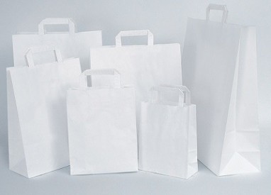 SHOPPER CARTA BIANCA PIATTA