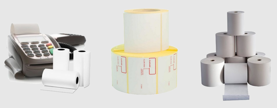 rotoli termici ed etichette